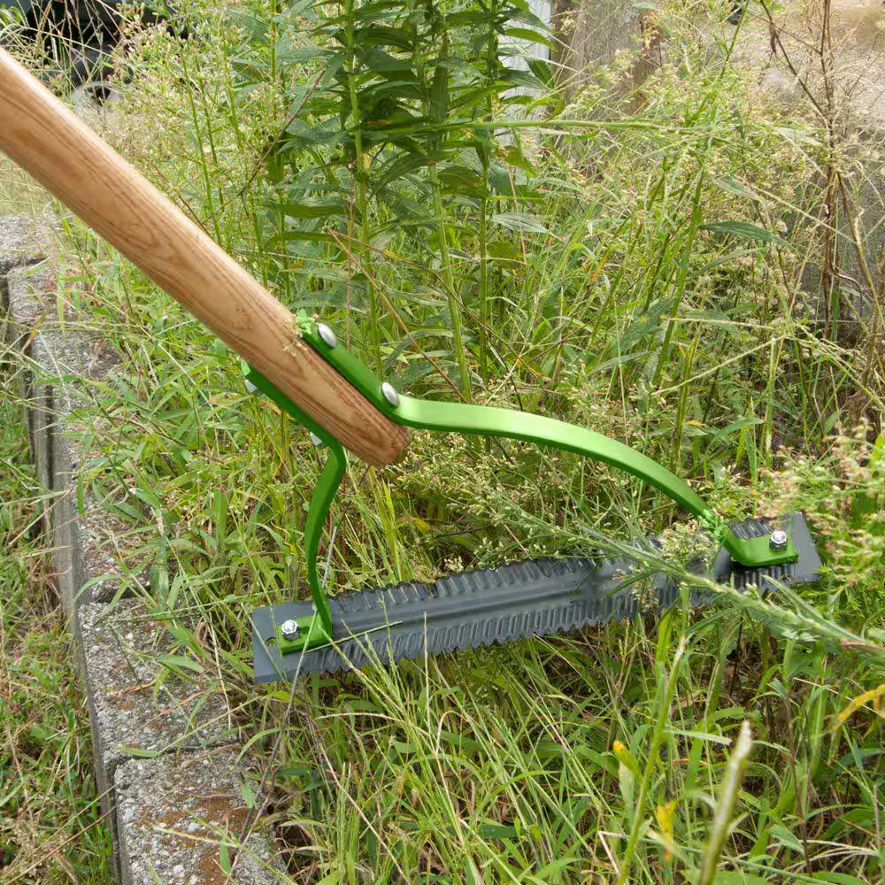 36 In. Wood Handle Double Blade Weeder