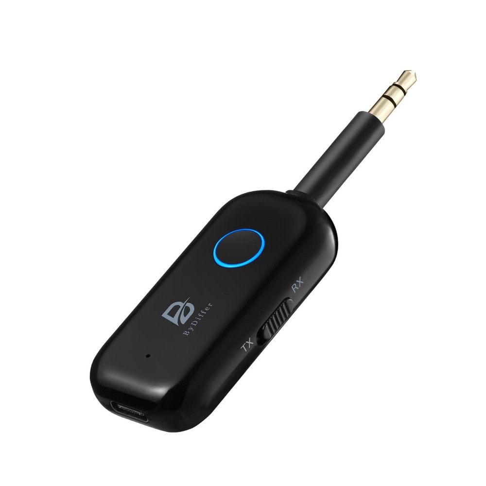 Bluetooth 5.2 Audio Transmitter Receiver for TV, Bluetooth Transmitter for He...