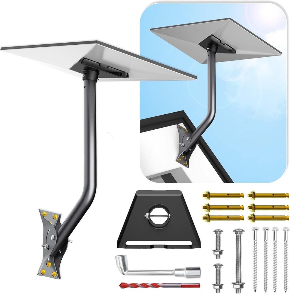 Solid Aluminum Adjustable Mount for Starlink V3 with Installation Accessories