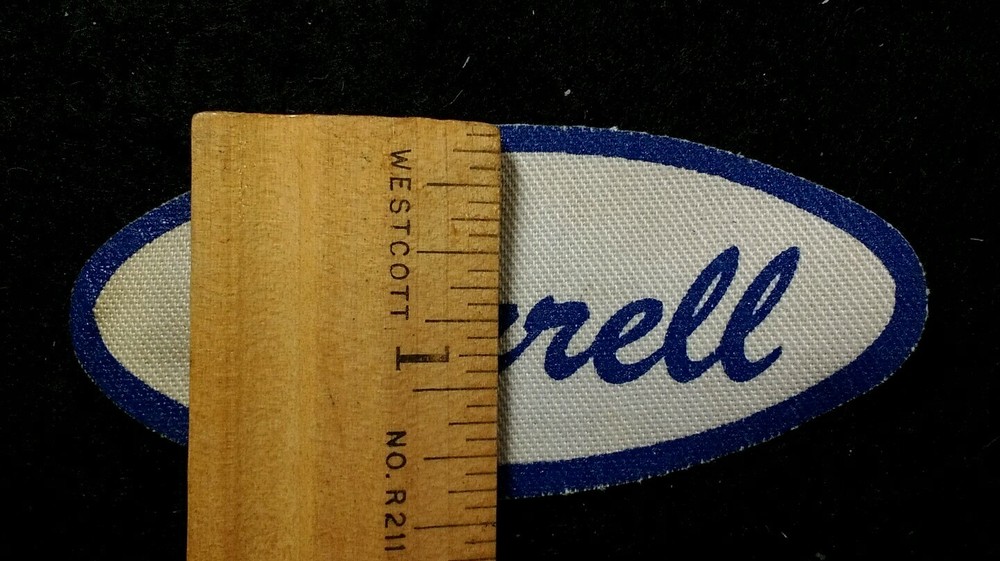 Darrell Vintage 1960s Cursive Name Patch Uniform Shirt Iron On RARE VHTF Bronx