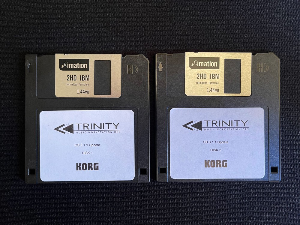 Korg Trinity System ROM Version 3.1.1 Operating System Disk Set (Latest MOSSV3 )