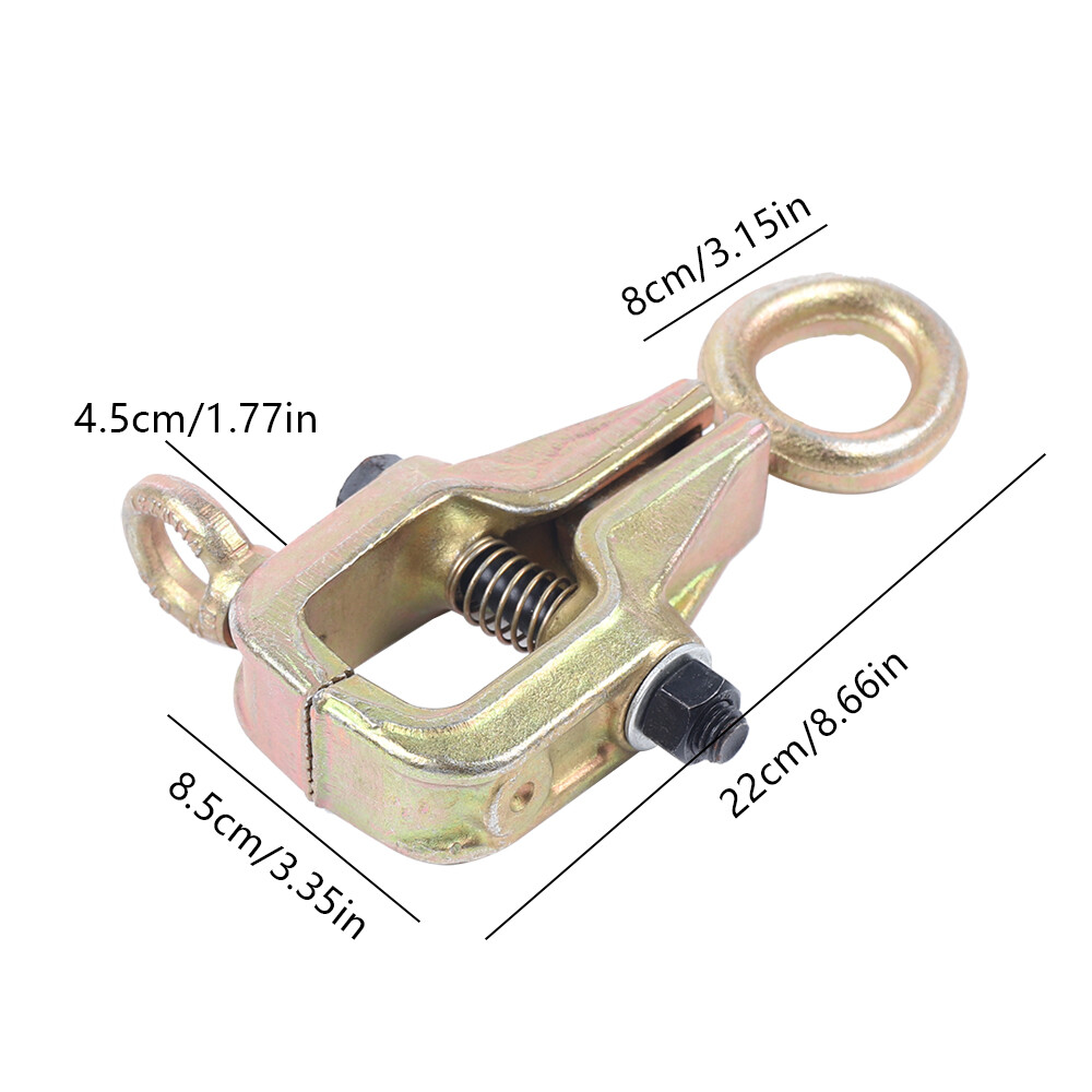 5 Ton Car Pull Clamp Auto Body Repair Pull Tool Self-tightening 2 Way Pull Grips