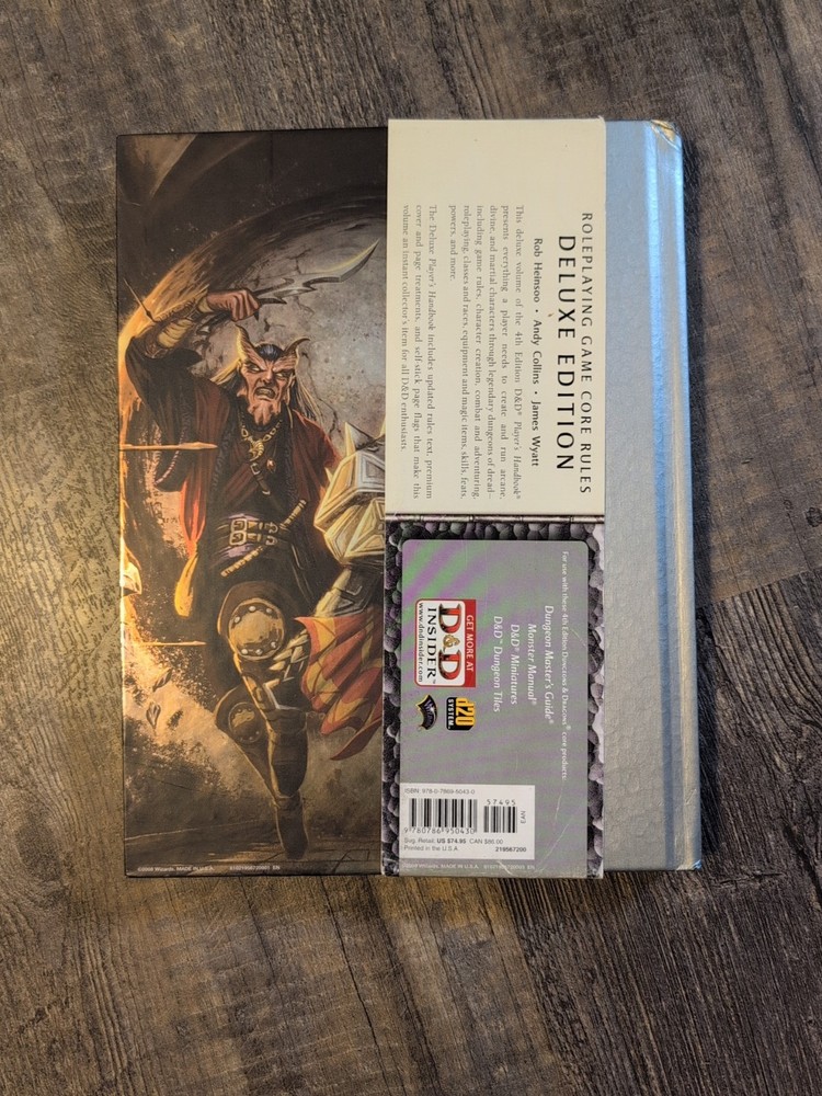 Dungeons& Dragons 4th Edition Deluxe Players Handbook