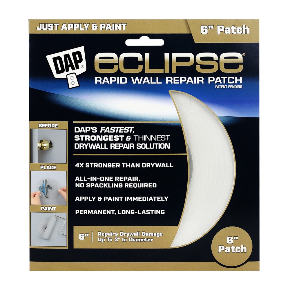 DAP Eclipse Rapid Wall Repair Patch: 6 in. width (White)