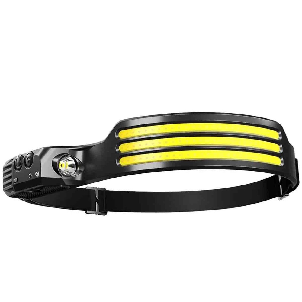 Rechargeable Waterproof COB Headlight LED Sensor 230 ° Headlight