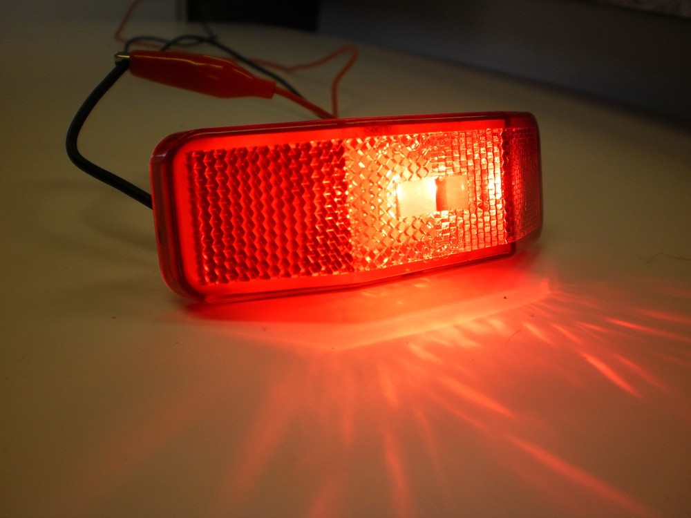 Red LED Bargman 99 Replacement Marker Light RV Truck Trailer 225