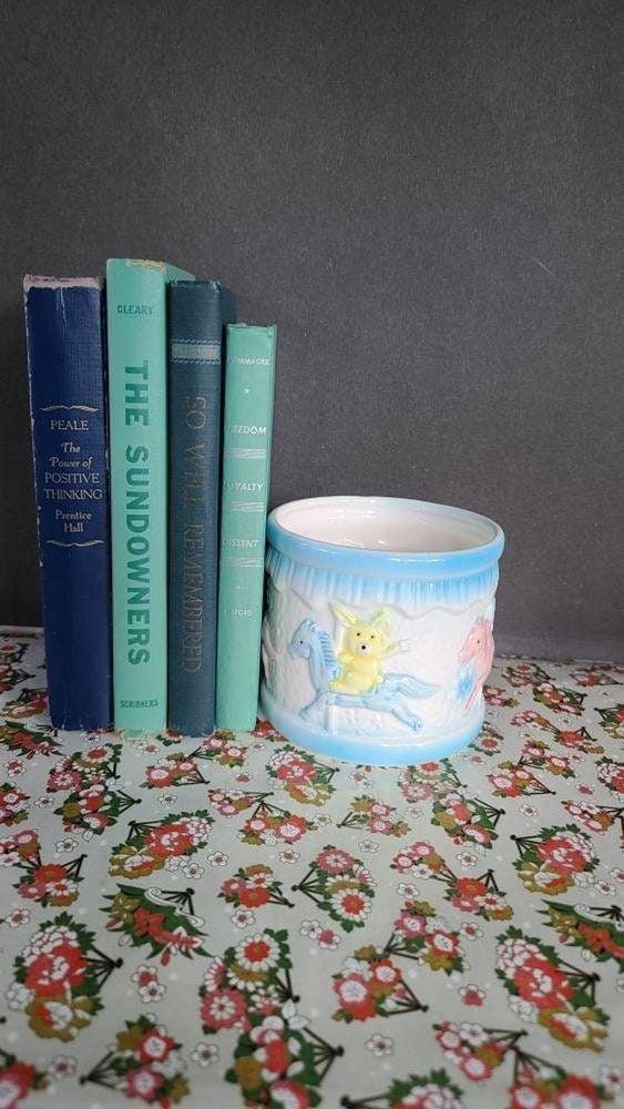 Vintage Carousel Nursery Planter