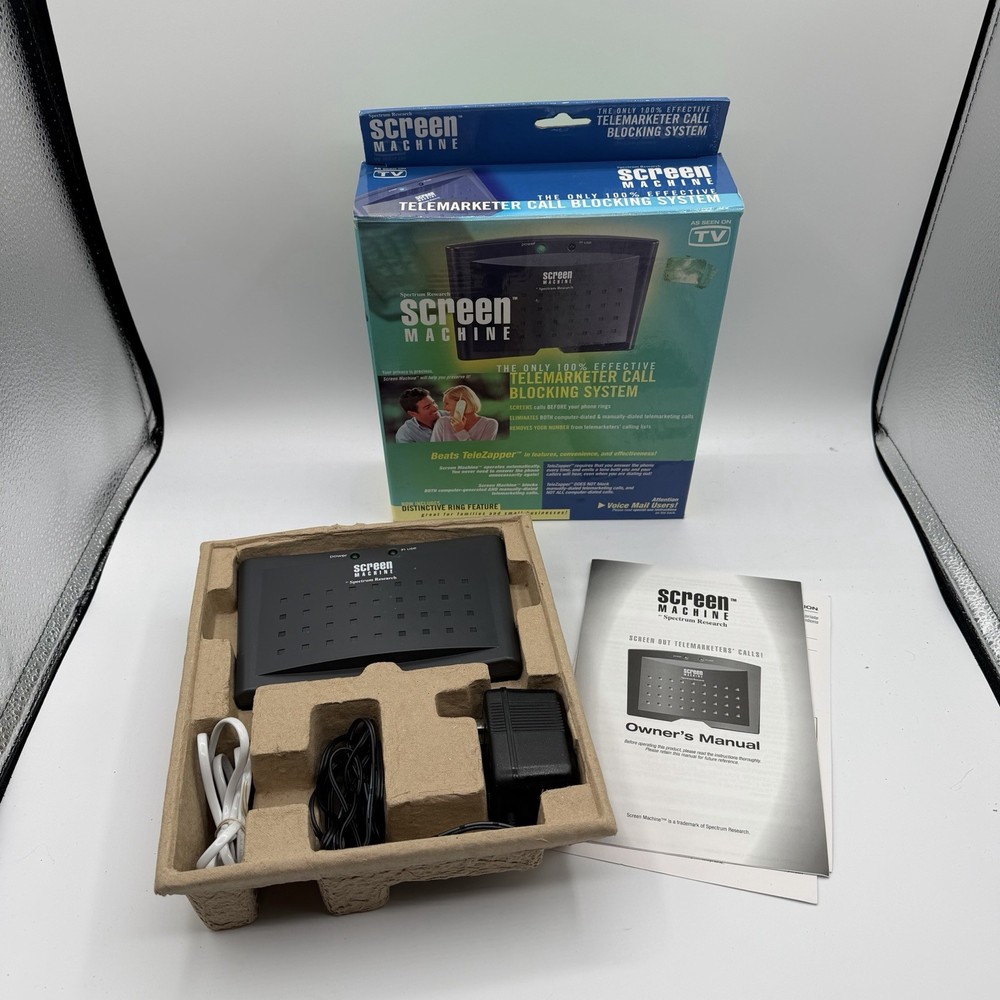 Spectrum Research Screen Machine Blocking System Filter Telemarketing Calls