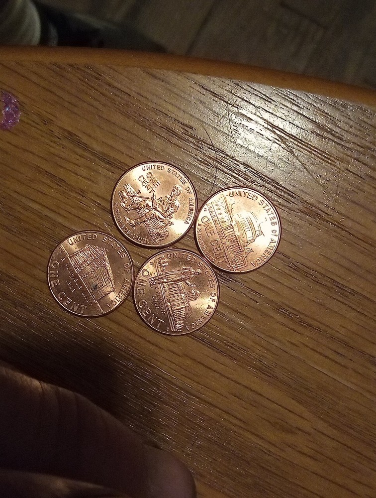 2009 Bicentennial Lincoln Cent 4- Coin Set/Error