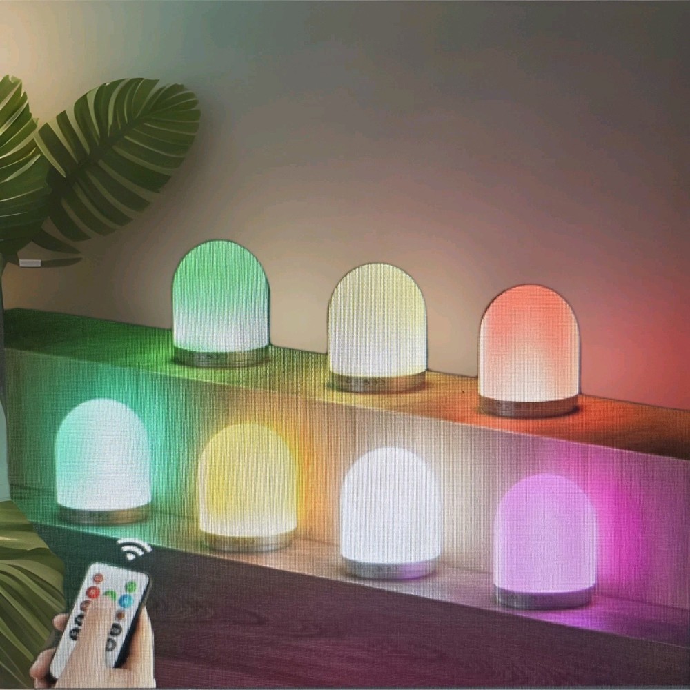 HOKEKI Bedside Night Light Remote Touch Sensor Brightness Level Lanyard NIB