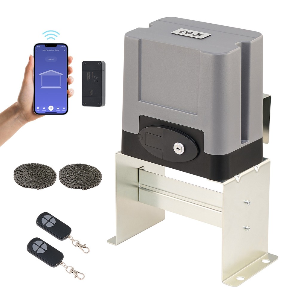 CO-Z 1400Lb Automatic Gate Opener Operator w/ Remote Control with APP Control