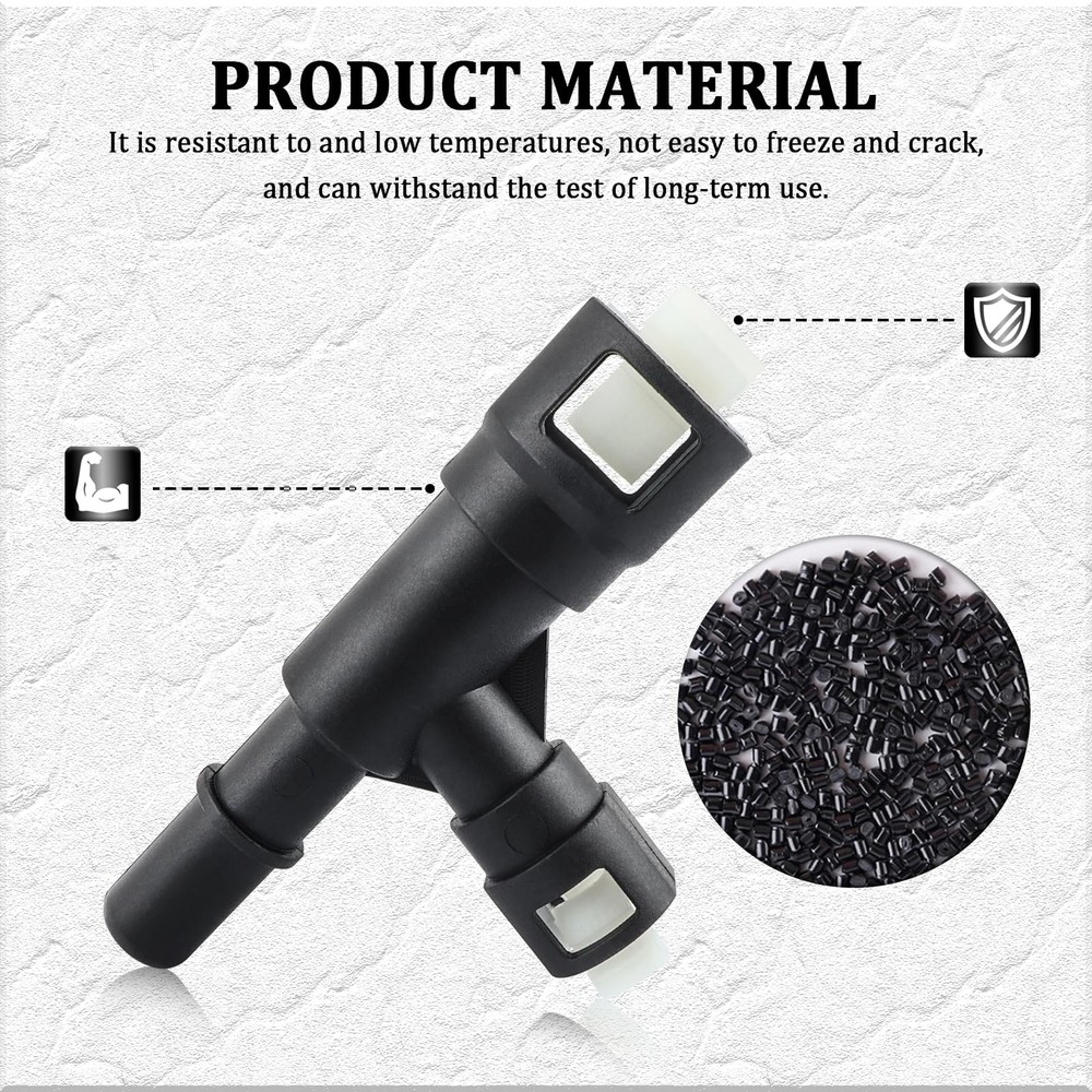 2PCS Car Heater Hose Connector Replacement OEM#15055343 15055342,TCoolant Hos...