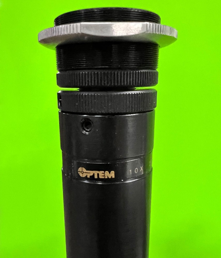 Optem Microscope Z-Axis Course/Fine 1.5" Pole Stand 16" x 12" Base +10x Optics