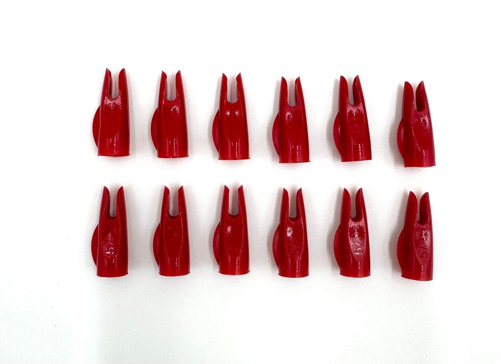 Bohning Classic Nocks 5/16 Red - dozen pack