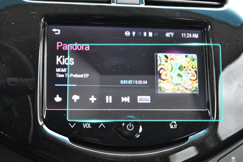 Crystal Clear Screen Protector for 2013 Chevrolet Spark Vehicle Navigation