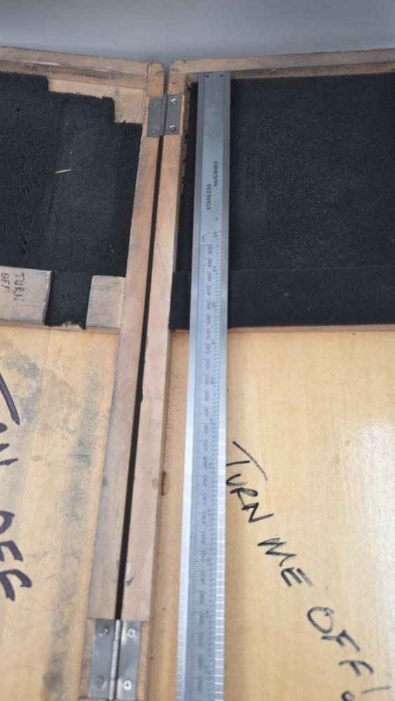 FOWLER Electronic Caliper, 0-24"/0-600mm