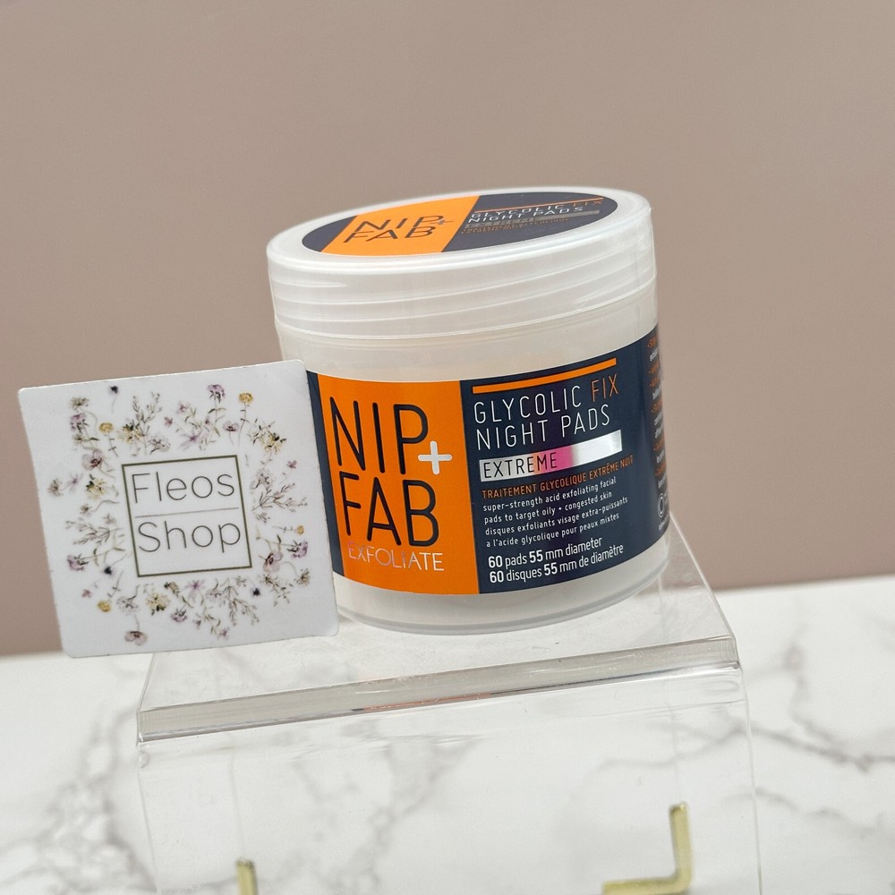 NIP + FAB Glycolic Fix Night Pads Extreme - Sealed &  Authentic