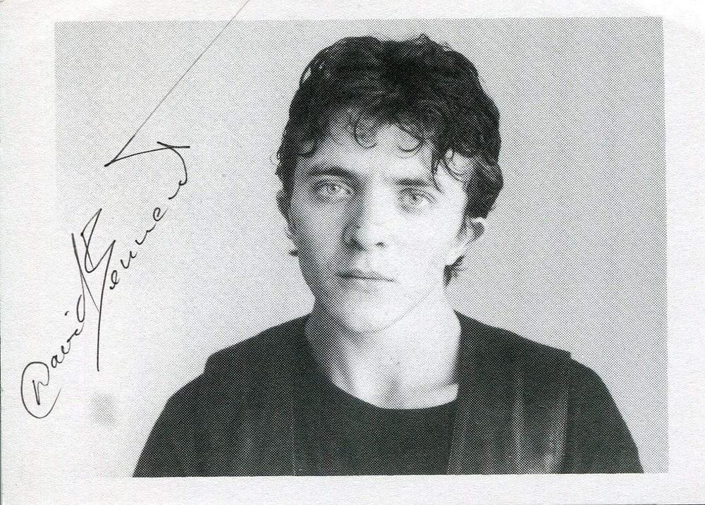 David Bennent autograph, SWISS ACTOR, signed print