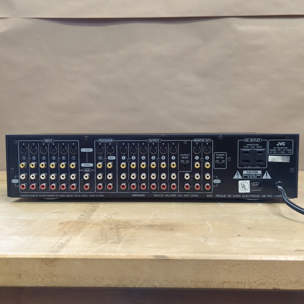 JVC Model JX-S900 AV Selector Switch – High-End Component