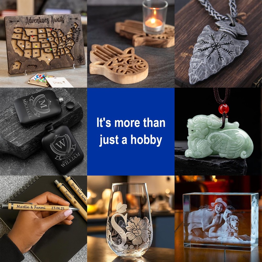 Customizer Engraving Pen for All Materials - Cordless gray