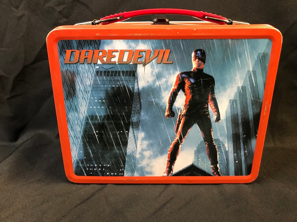 Neca 2003 Marvel Daredevil Metal Lunch Box & Thermos