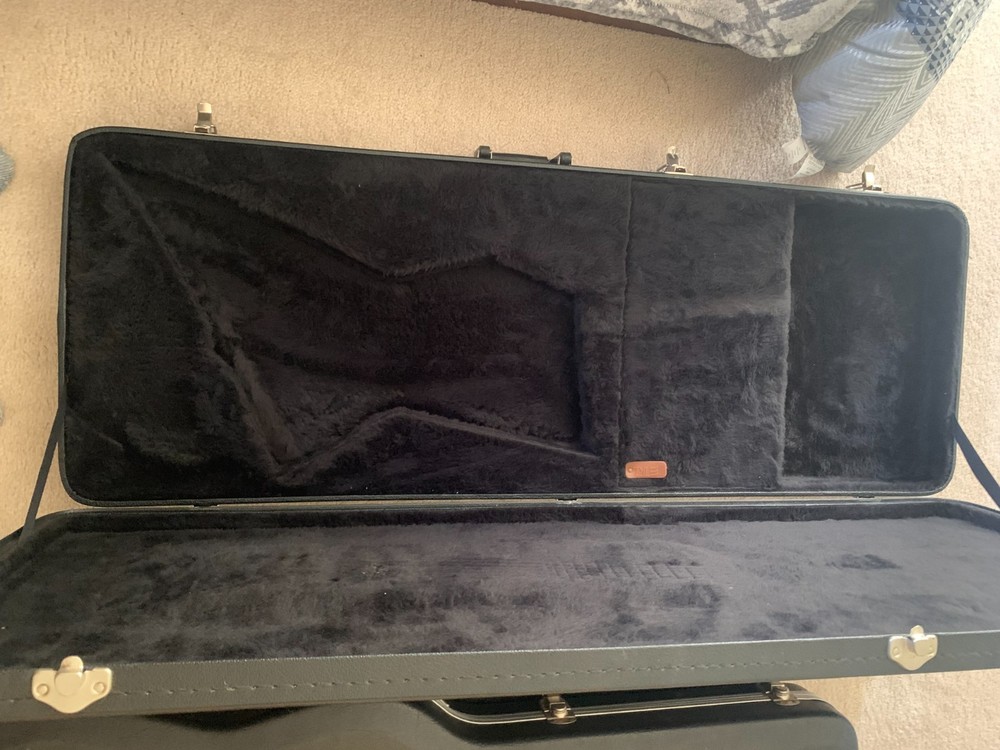 ESP LTD Explorer / Firebird Electric Guitar Black HARD CASE