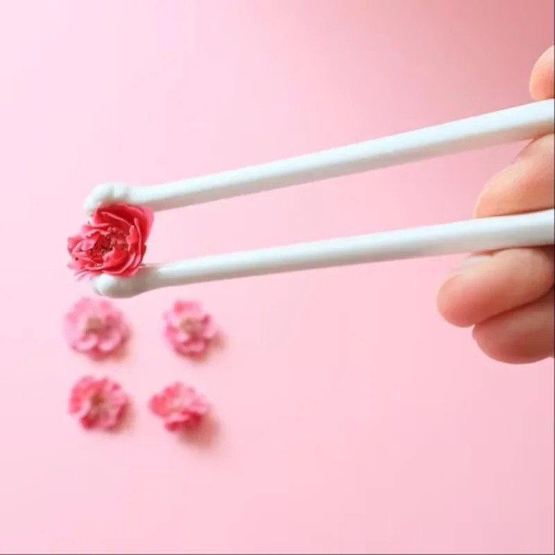 Cat Paw Chopsticks for Kids Learning Training Reusable Tableware Helper