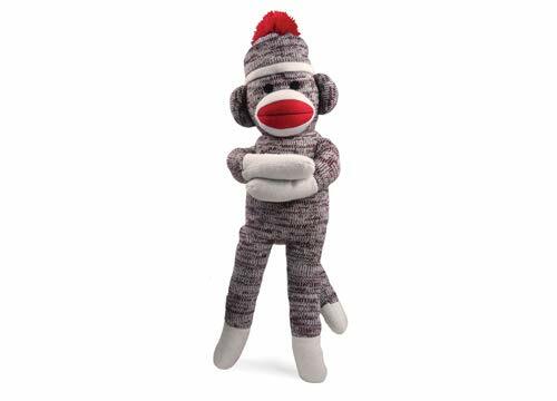 The Original Sock Monkey, Hand-Knit, Plush Material, 20" inch