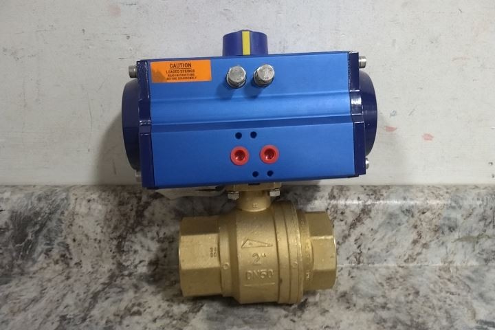 Dynaquip Controls PHH28ATSR08310A 2 In Pneumatically Actuated Two-Way Ball Valve