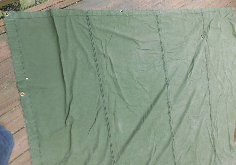 MILITARY SURPLUS 9 x 7 PLAIN CANVAS INTERIOR WALL US ARMY