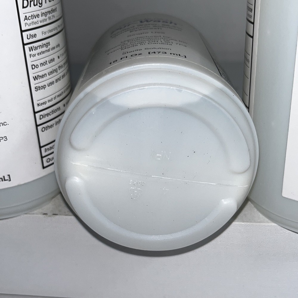 4 Sealed Ophthalmic Solution Eyewash 16oz Each