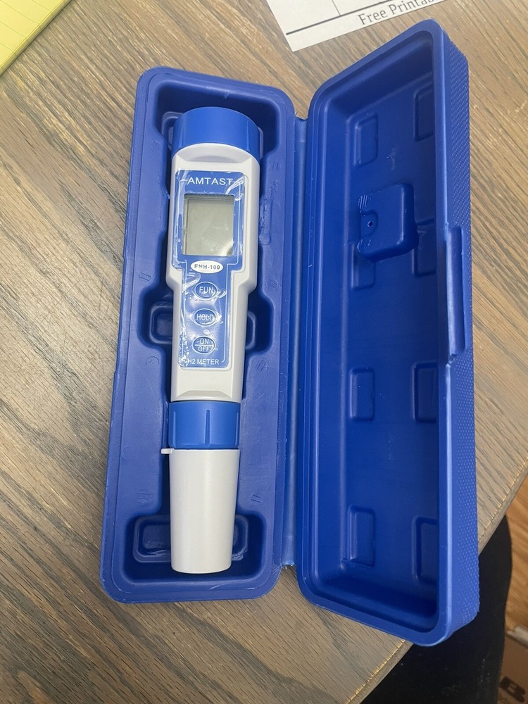 Digital Hydrogen Meter Backlight LED Display Data AMTAST  ENH-100