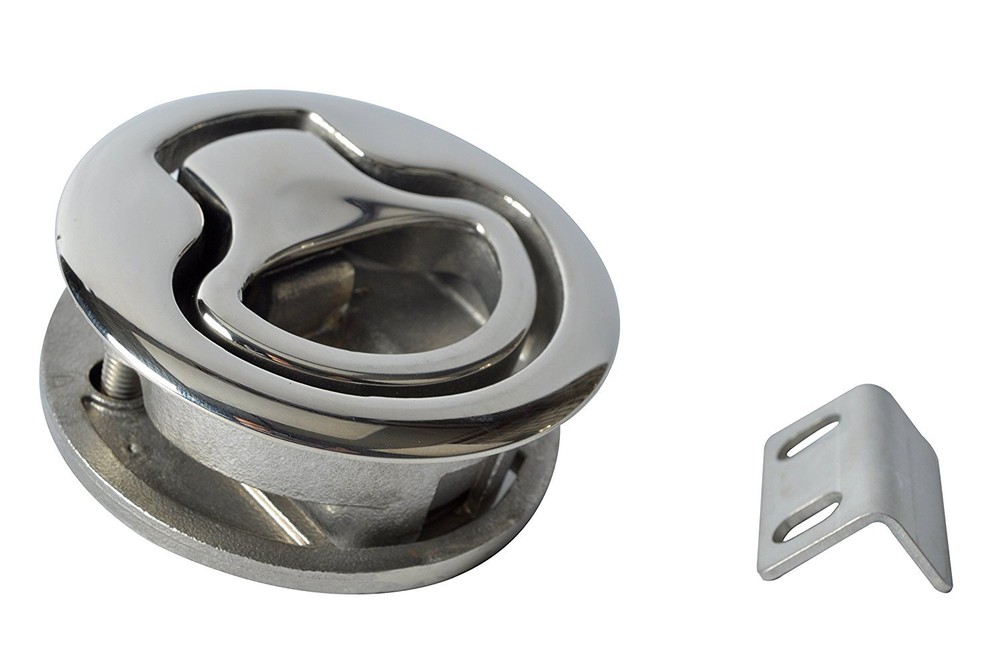 Stainless Steel Flush Pull Locker Hatch Latch Lift Handle Marine Boat Hardware