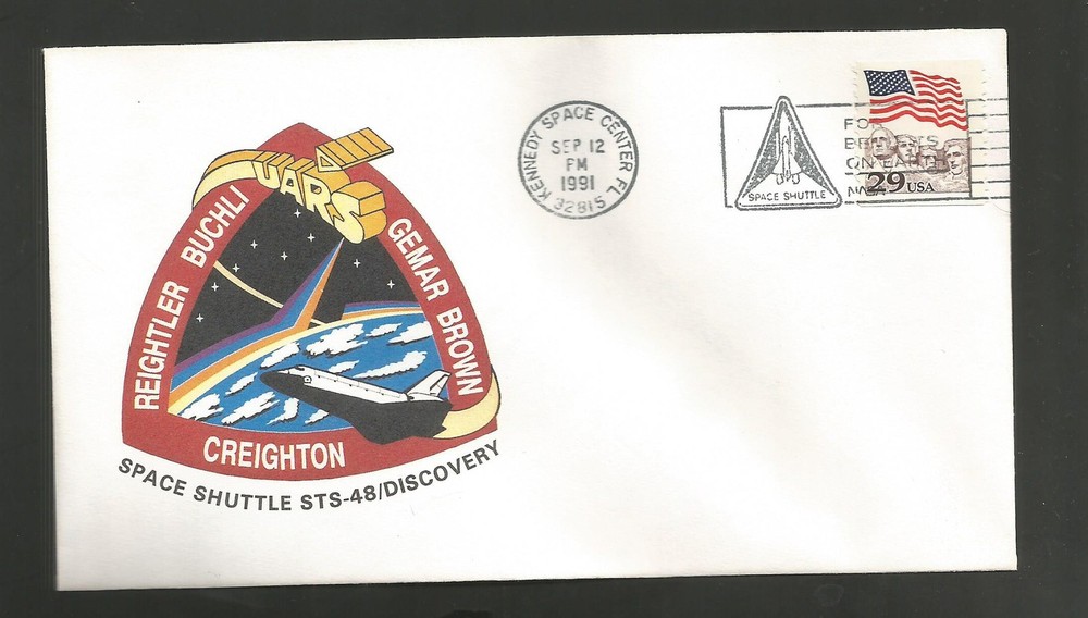 SHUTTLE DISCOVERY STS-48 SEP 12,1991    KSC ***