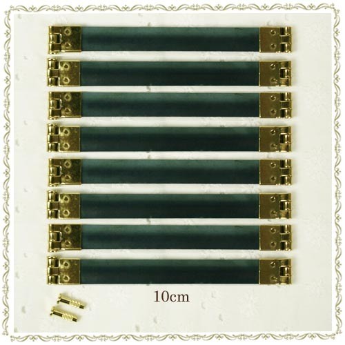 10cm Spring Purse Frame Clasp, Gold (Pack of 8)