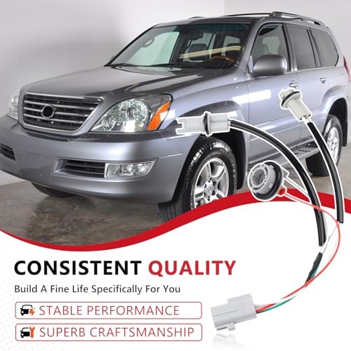 Headlight Lamp Wire Harness, Turn Signal Light Socket Compatible with Lexus