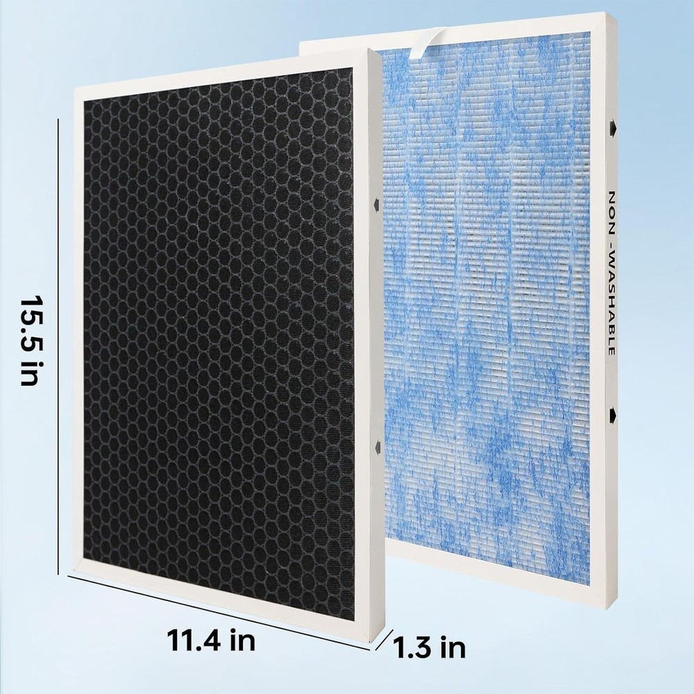 4-in-1 Activated Carbon Replacement Filter for Membrane Solutions Air Purifiers