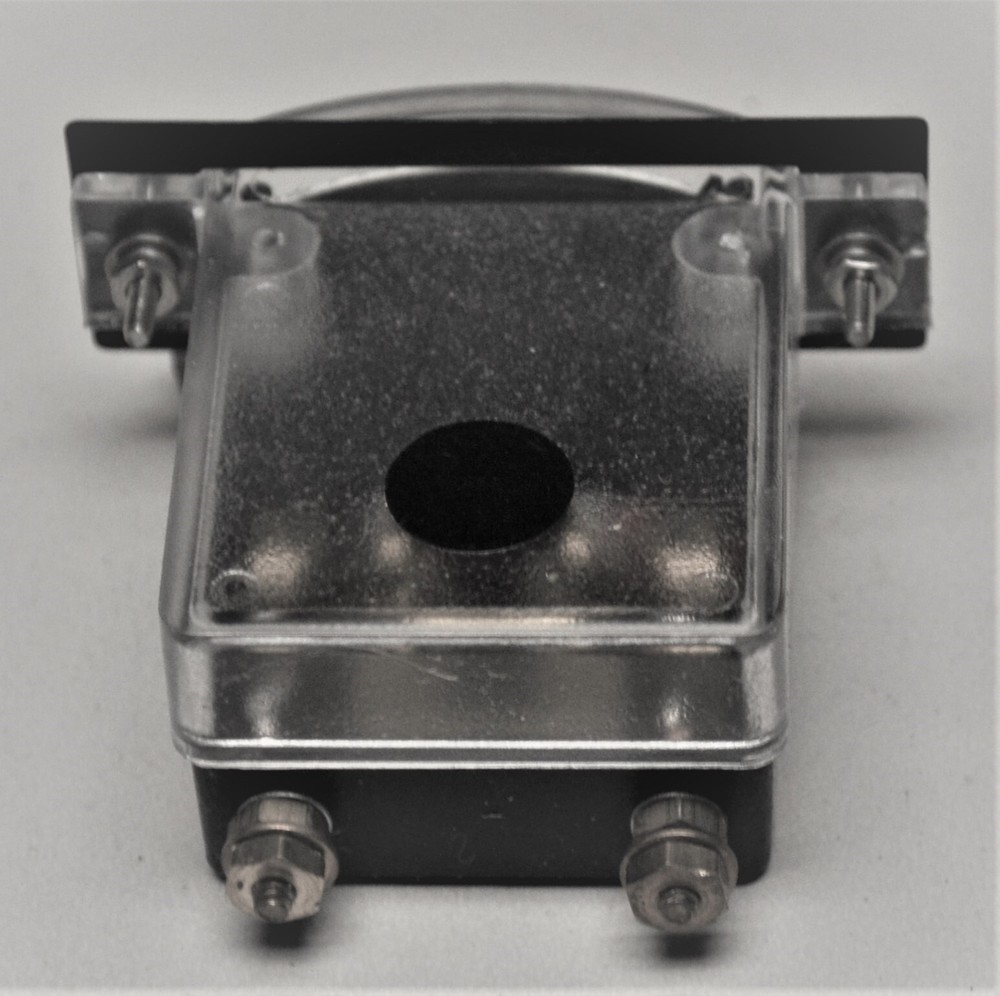 UNBRANDED LINEAR PANEL METER D.C. AMPERES 0-3A SCALE VINTAGE SURPLUS