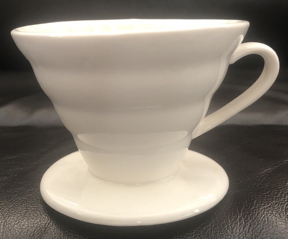 Ceramic Coffee Dripper Classic White Quick Easy Brew