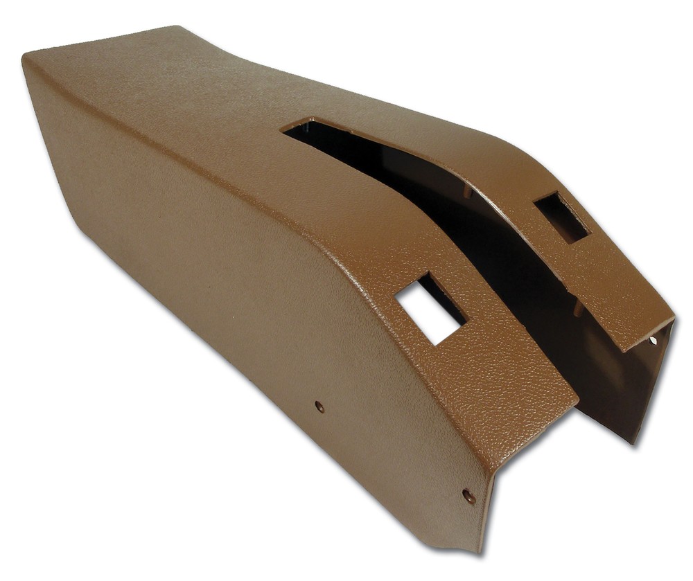 Corvette C3 Park Brake Console Dark Saddle W/Power Windows 1973