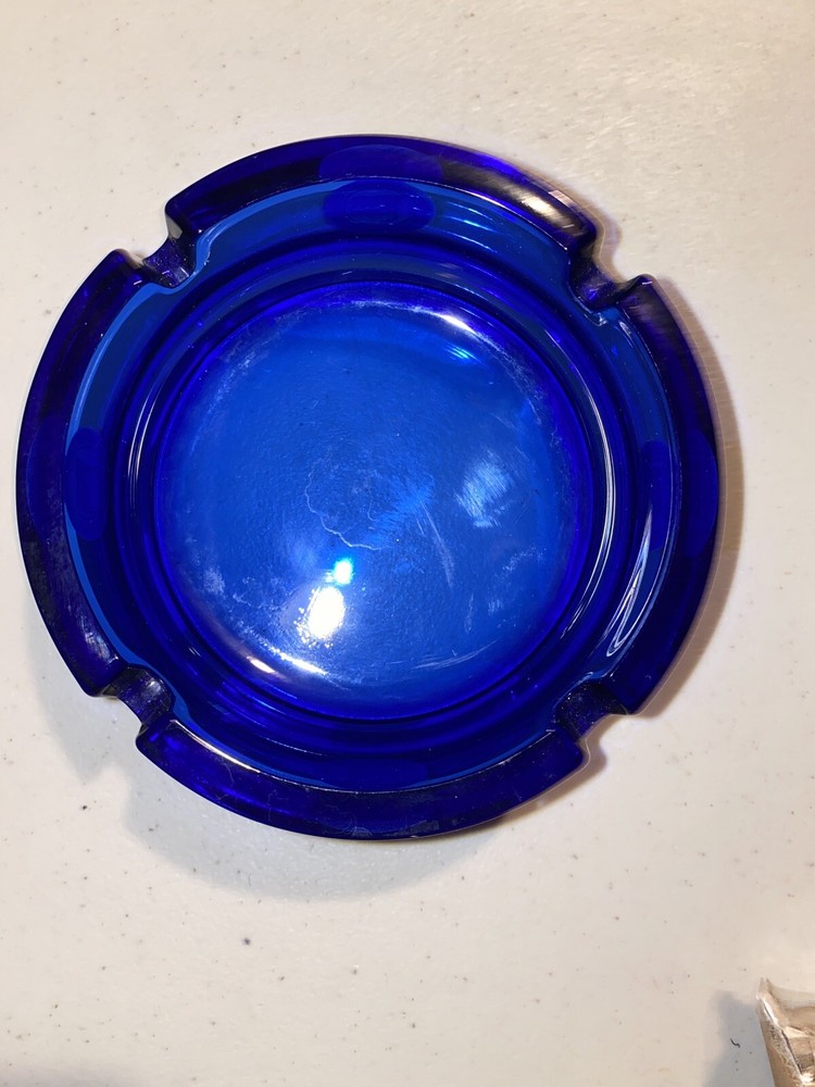 Bertha BSC Berlin Cobalt Blue Ashtray