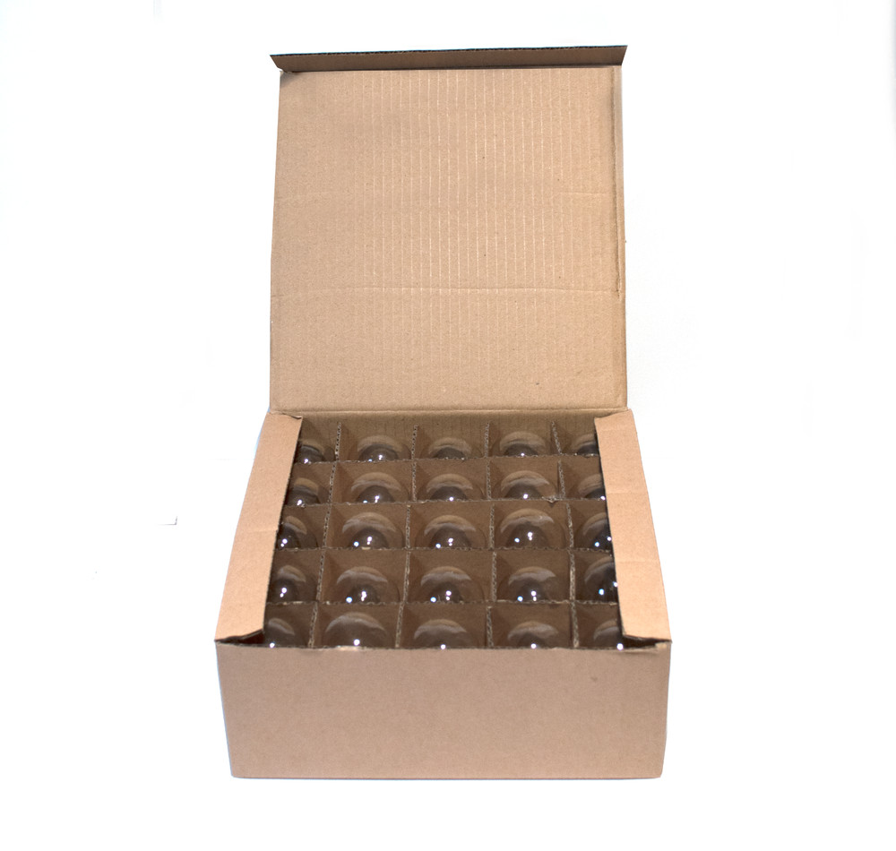 Box of 25 ST40 Clear 7W C9 E17 Base Replacement Bulbs for String Lights