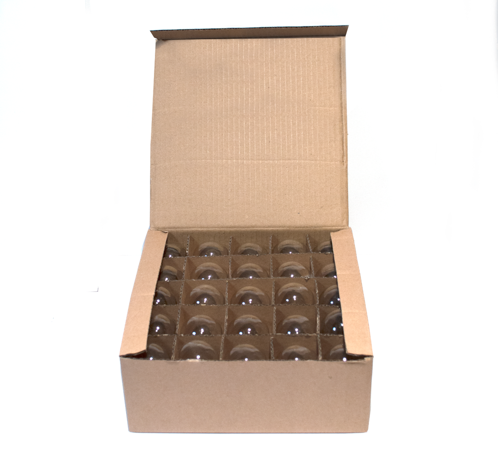Box of 25 ST40 Clear 7W C9 E17 Base Replacement Bulbs for String Lights
