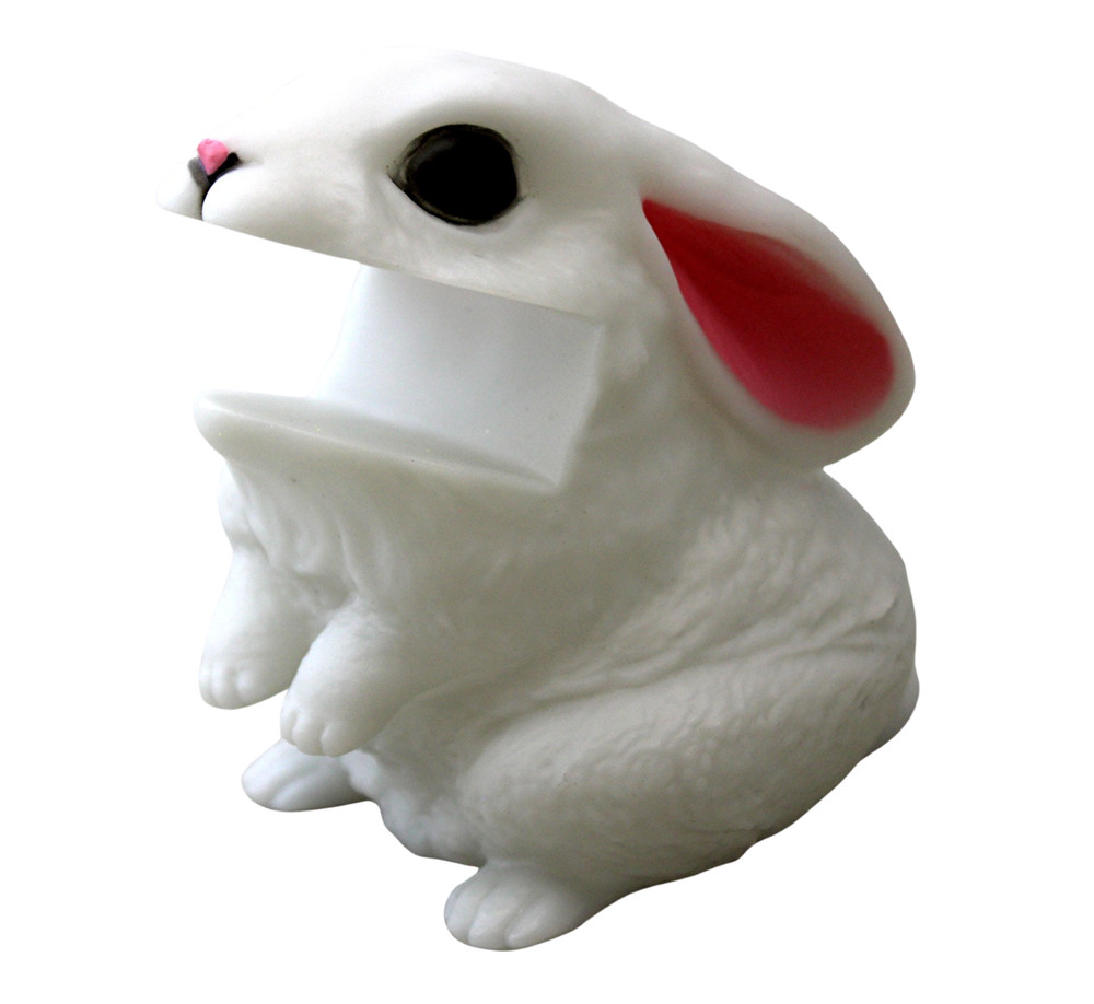 Bunny Rabbit Sponge Holder w/ Sponge Fun Kitchen Counter Organizer Novelty Gift