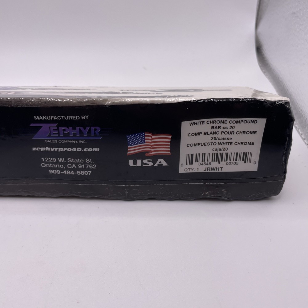 Zephyr White Chrome Polishing Compound For Metals