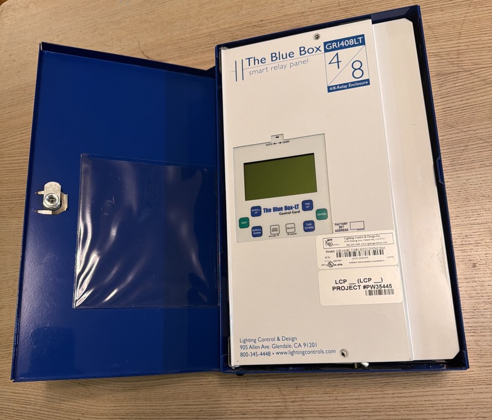 The Blue Box LT Smart Relay Panel GR1408LT w/Keys