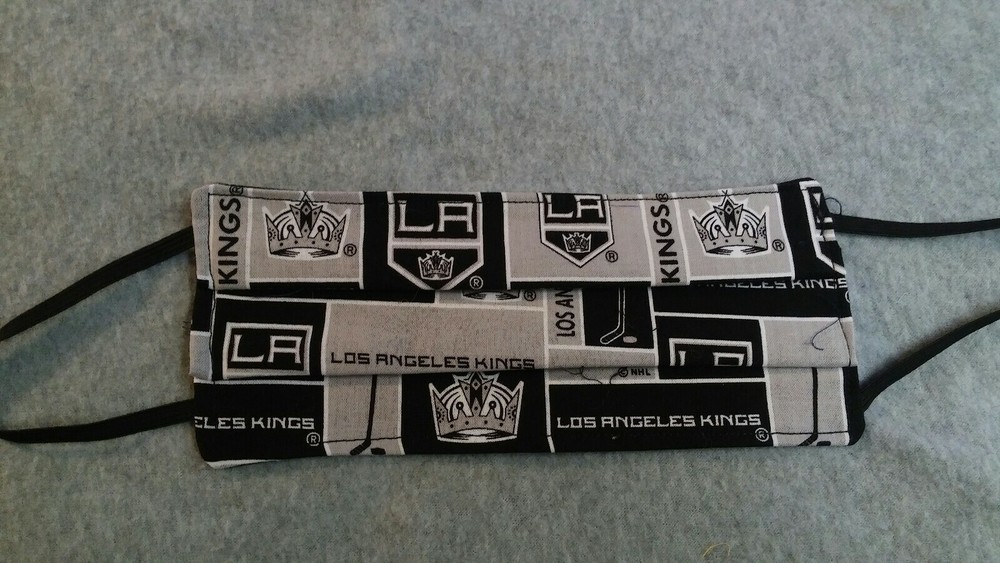 Handmade Fabric Face Mask - Reusable NHL Kings