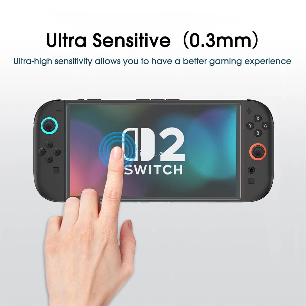 (2pack) For Nintendo Switch 2 New Auto-Alignment Tempered Glass Screen Protector