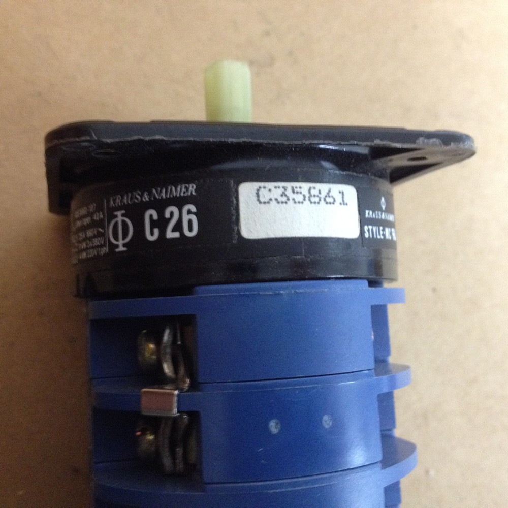 Kraus & Naimer Assembled Rotary Switch C26 & B11