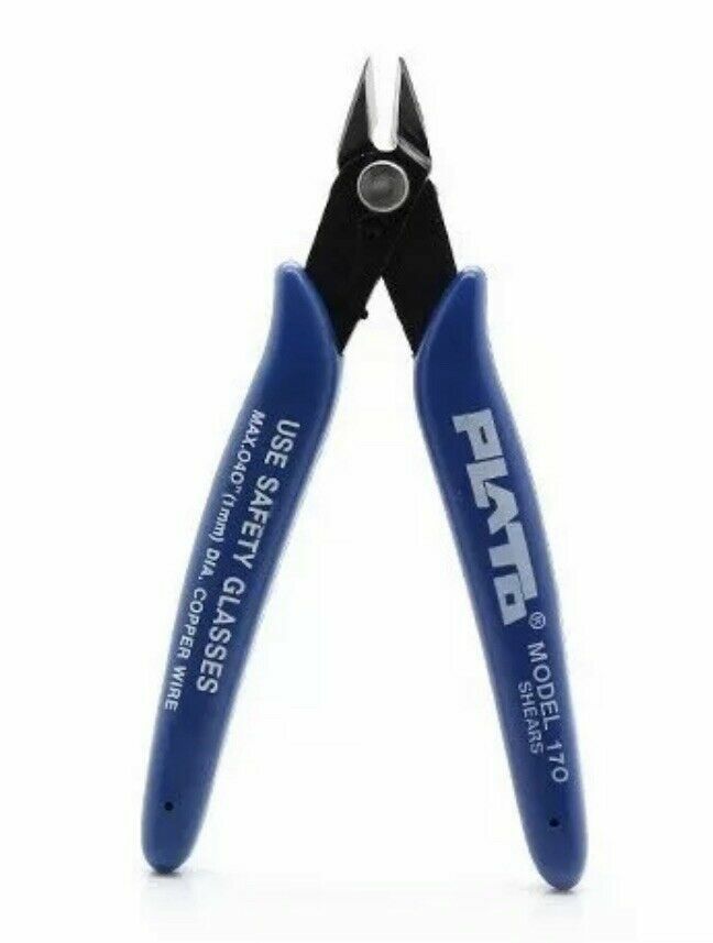 New ELECTRICAL WIRE CUTTING TOOL PLATO MODEL 170 SHEARS SNIPS SIDE CUTTERS USA